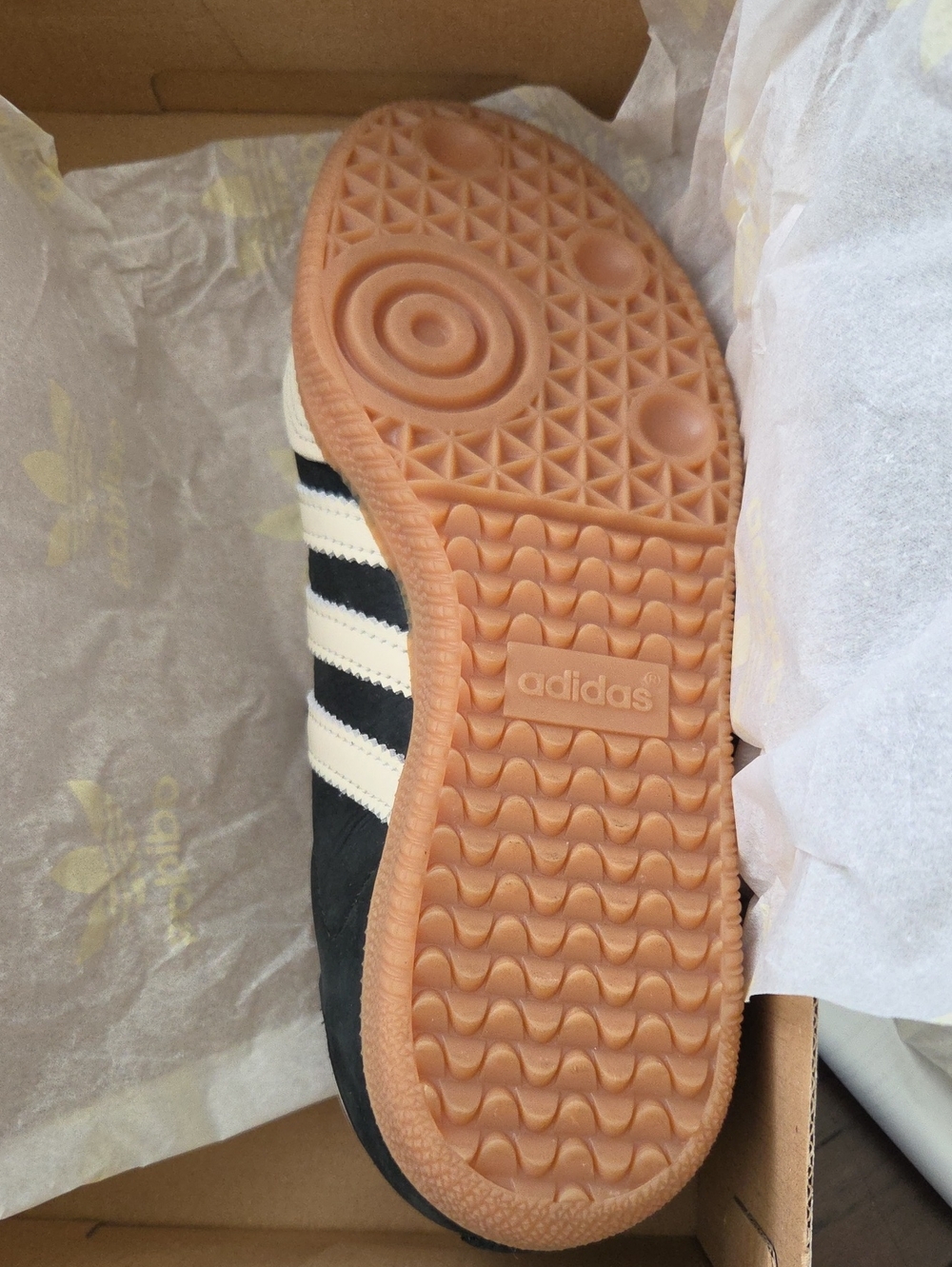 ADIDAS SAMBA ORIGINALS OG W CREAM BLACK 6.5 WITH BOX SNEAKERS SHOES - Picture 6 of 13